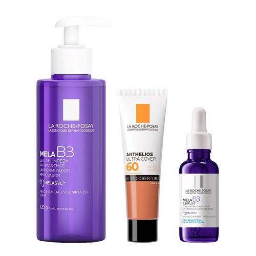 Kit-La-Roche-Posay-Gel-Mela-B3-Serum-Protetor-FPS-60-Ultra-Cover-Cor-5-0