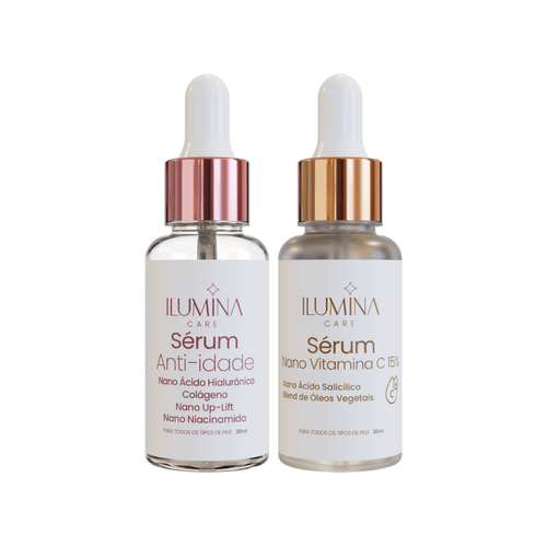 Kit Sérum Anti-idade + Sérum Vitamina C 15% Kit Sérum Anti-idade + Sérum Vitamina C 15%