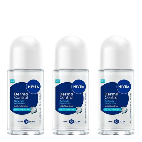 Kit-Desodorante-Nivea-Derma-Control-Defende-Roll-On-50ml-3-Unidades Kit-Desodorante-Nivea-Derma-Control-Defende-Roll-On-50ml-3-Unidades