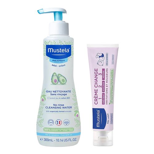 Kit-Mustela-Fluido-Limpeza-Physiobebe-Creme-Vitaminado-Preventivo-Assaduras-Mustela Kit-Mustela-Fluido-Limpeza-Physiobebe-Creme-Vitaminado-Preventivo-Assaduras-Mustela