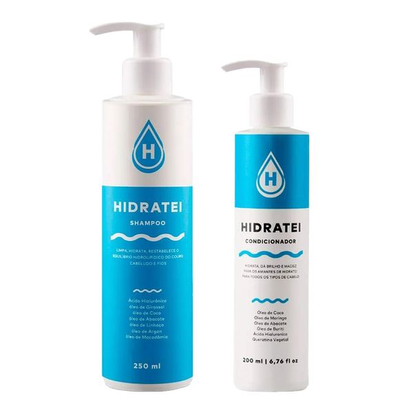 Kit Hidratei Multifuncional Shampoo 250ml + Condicionador 200ml