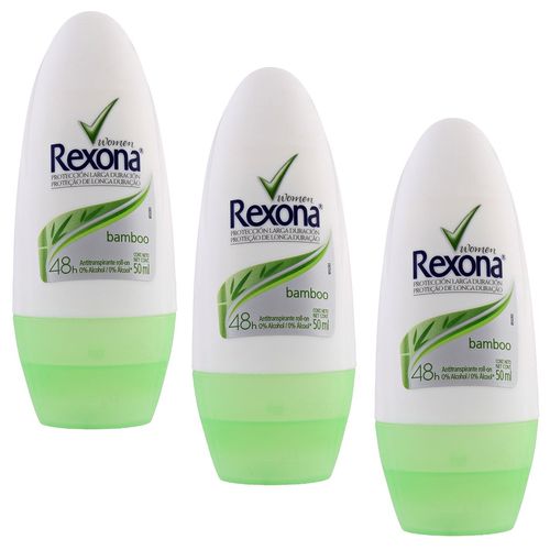 Desodorante-Rollon-Rexona-Bamboo-50ml-C--3-Unidades Desodorante-Rollon-Rexona-Bamboo-50ml-C--3-Unidades