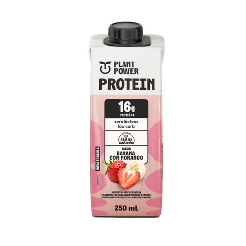 Protein Banana com Morango Plant Power 250ml
