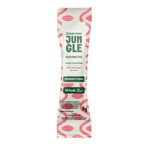 Jungle Electrolytes Morango e Limão Plant Power 5g Jungle Electrolytes Morango e Limão Plant Power 5g