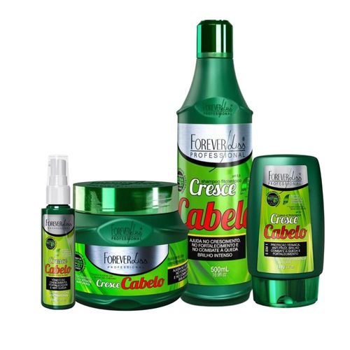 Kit Forever Liss Cresce Cabelo Completo Com Máscara 200 ml