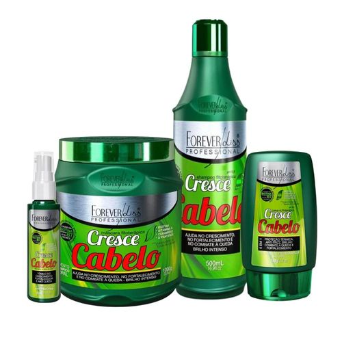 Kit Forever Liss Cresce Cabelo Completo Com Máscara 1 Kg