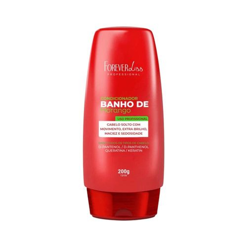 Condicionador Forever Liss Banho de Morango 200 g Condicionador Forever Liss Banho de Morango 200 g