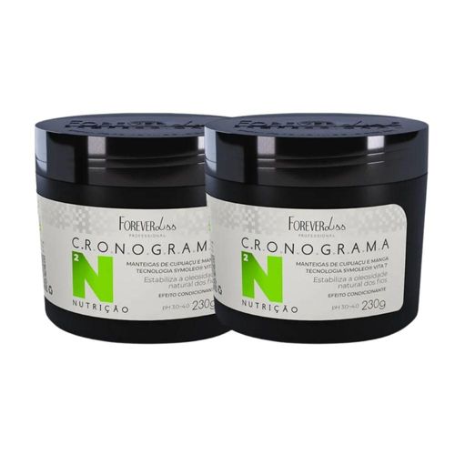 Kit Forever Liss Cronograma Nutricao 2 Máscara 230 g Kit Forever Liss Cronograma Nutricao 2 Máscara 230 g
