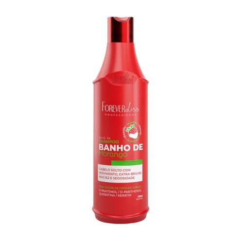 Shampoo Forever Liss Banho de Morango 500 ml Shampoo Forever Liss Banho de Morango 500 ml