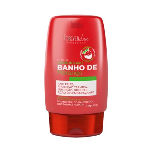 Leave-in Forever Liss Banho de Morango 140 g