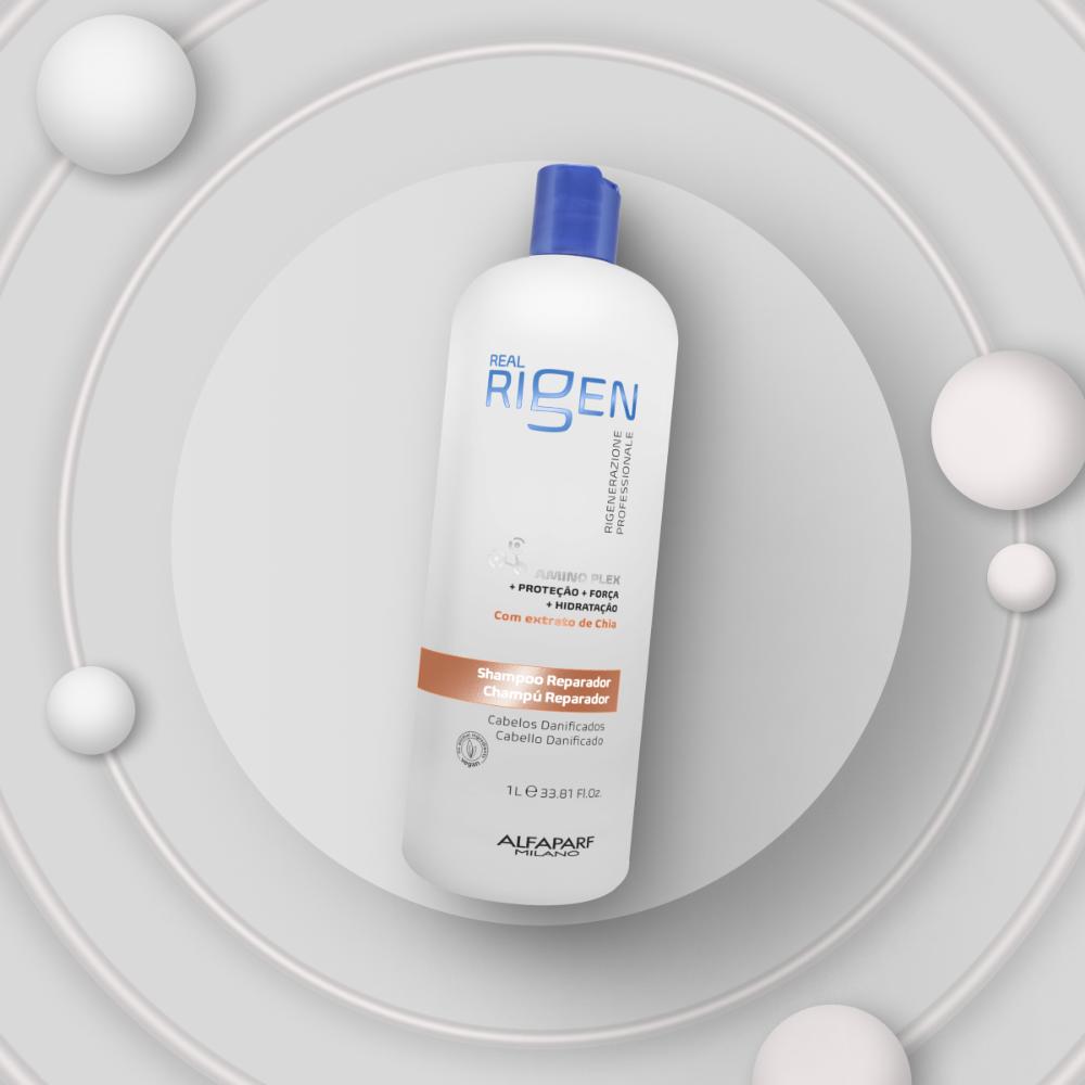 Shampoo Alfaparf Real Rigen Reparador 1 Litro - Drogaria Sao Paulo