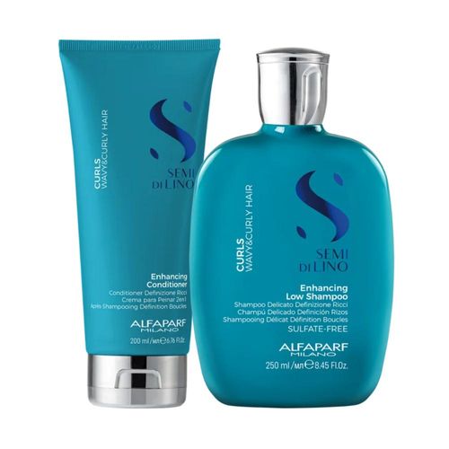 Kit Alfaparf Semi di Lino Curls Home Care (2 Produtos)