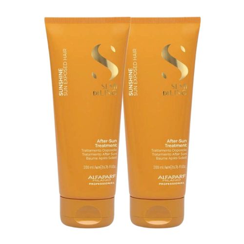 Kit Alfaparf Semi Di Lino Sunshine 2 Máscaras 200 ml