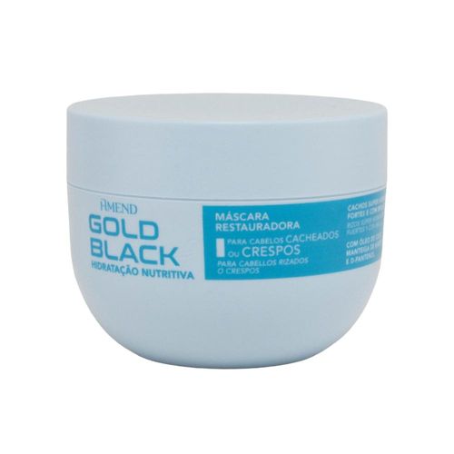 Máscara Hidratação Amend Gold Black Nutritiva Cachos 250 g Máscara Hidratação Amend Gold Black Nutritiva Cachos 250 g