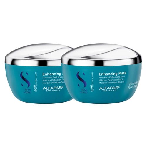 Kit Alfaparf Semi di Lino Curls 2 Máscaras 200 ml