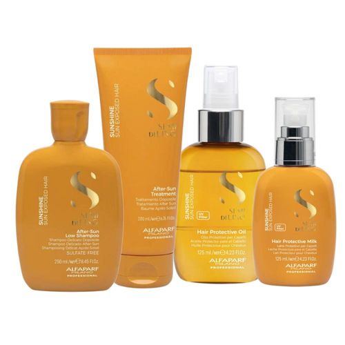 Kit Alfaparf Semi Di Lino Sunshine Home Care (4 Produtos)