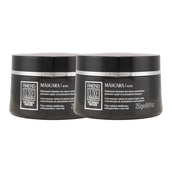 Kit 2 Mascara Amend Luxe Creations Hidratação