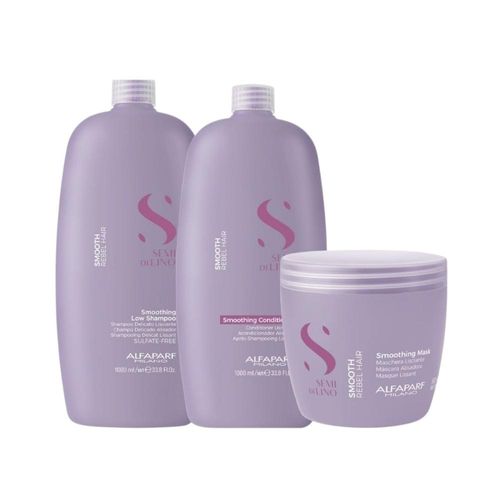 Kit Alfaparf Semi Di Lino Smoothing Rebel Hair Trio Grande Kit Alfaparf Semi Di Lino Smoothing Rebel Hair Trio Grande