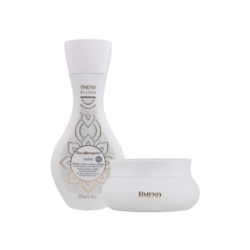 Kit Shampoo Mascara Amend Oleo Marroquino Hidratação Kit Shampoo Mascara Amend Oleo Marroquino Hidratação