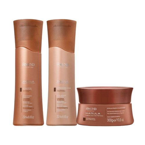 Kit Amend Shampoo Condicionador e Mascara Marula Nutrition Kit Amend Shampoo Condicionador e Mascara Marula Nutrition