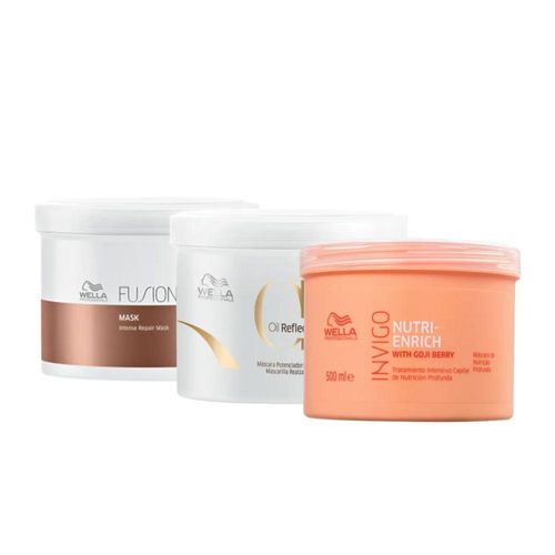 Cronograma Wella Reflection Máscaras 500ml Cronograma Wella Reflection Máscaras 500ml