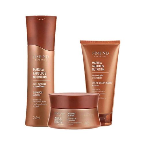 Kit Amend Shampoo Mascara e Leave-in Marula Nutrition Kit Amend Shampoo Mascara e Leave-in Marula Nutrition