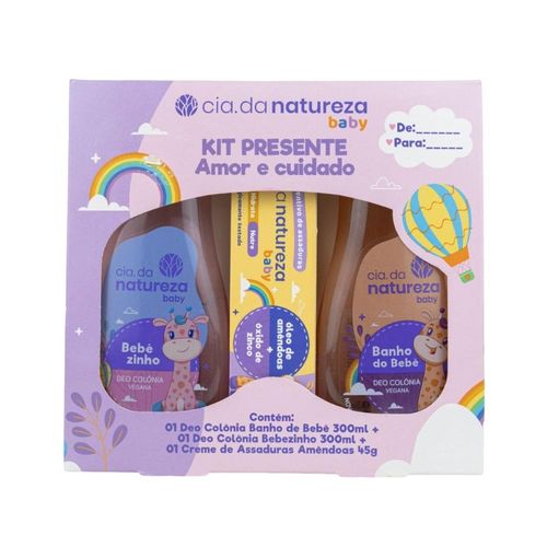 Cia da Natureza Kit Presente Baby Amor e Cuidado Cia da Natureza Kit Presente Baby Amor e Cuidado