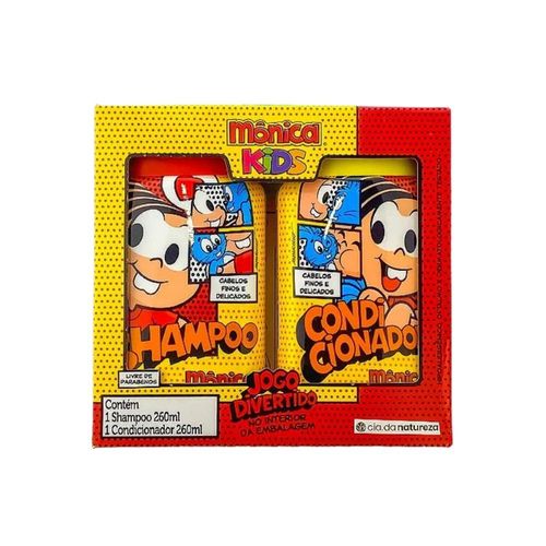 Kit Cia da Natureza Monica Shampoo Condicionador 260 ml