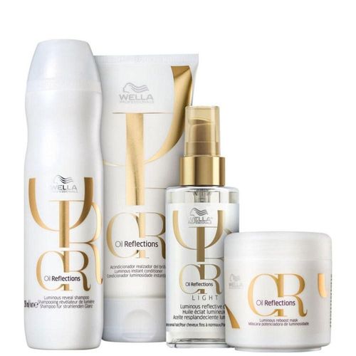 Kit Wella Oil Reflections Completo Light Pequeno Kit Wella Oil Reflections Completo Light Pequeno