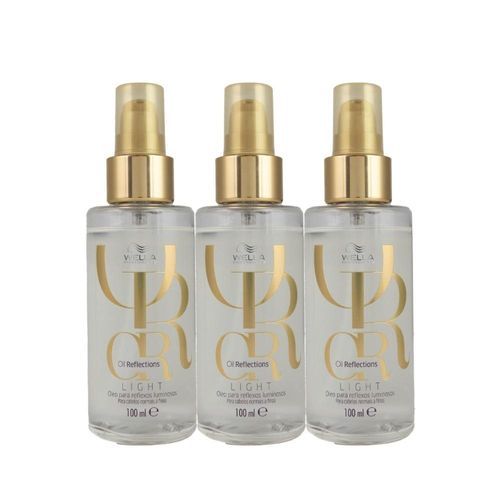 Kit Wella Oil Reflections Light 3 Oleo 100 ml Kit Wella Oil Reflections Light 3 Oleo 100 ml