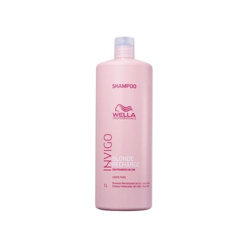 Shampoo Wella Invigo Blonde Recharge Desamarelador 1 Litro Shampoo Wella Invigo Blonde Recharge Desamarelador 1 Litro