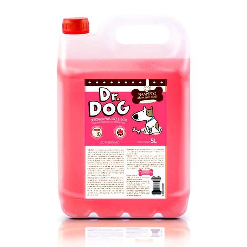 Shampoo neutralizador de odores pet pré lavagem Cachorro Gato Dr Dog 5Litros hipoalergênico Shampoo neutralizador de odores pet pré lavagem Cachorro Gato Dr Dog 5Litros hipoalergênico