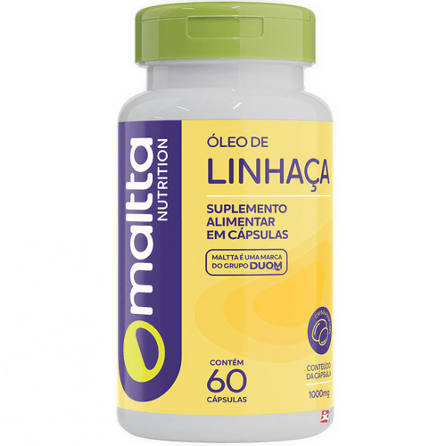 ÓLEO DE LINHAÇA CONCENTRADO FONTE DE ÔMEGA 3-6-9 60 CÁPSULAS - MALTTA NUTRITION ÓLEO DE LINHAÇA CONCENTRADO FONTE DE ÔMEGA 3-6-9 60 CÁPSULAS - MALTTA NUTRITION