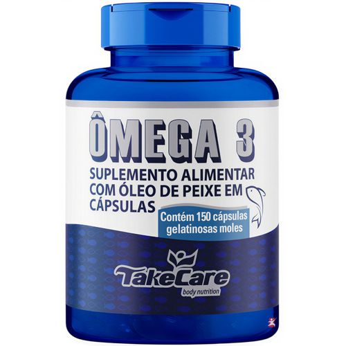 ÔMEGA 3 CONCENTRADO 1000MG 150 CÁPSULAS - TAKE CARE