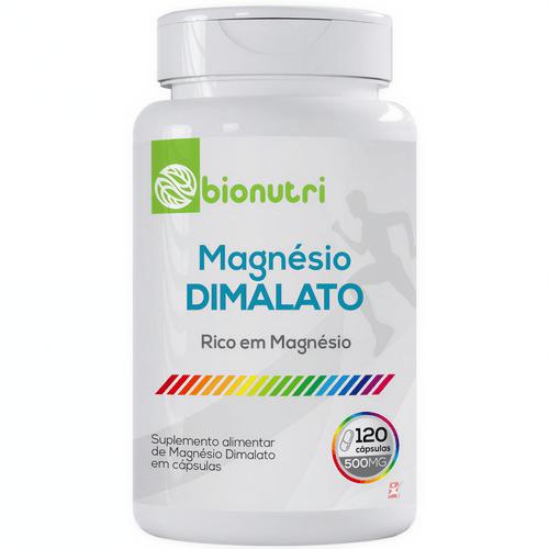 MAGNESIO DIMALATO CONCENTRADO 120 CAPSULAS - BIONUTRI