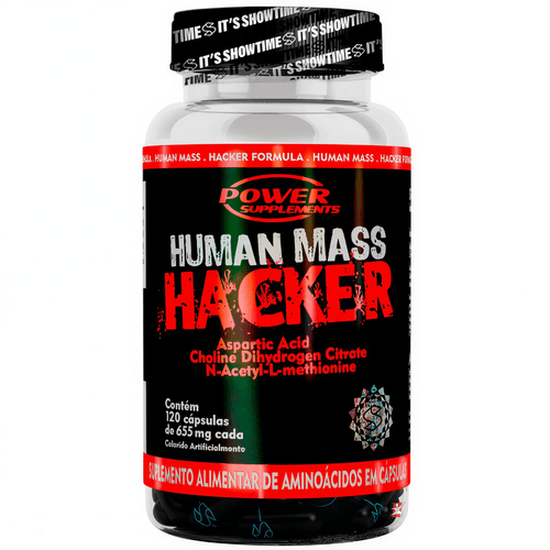 HUMAN MASS HACKER PRÉ HORMONAL MASSA MAGRA 60 CÁPSULAS - POWER SUPPLEMENTS