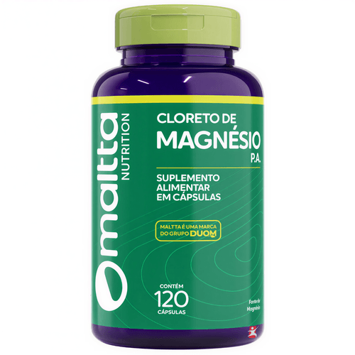 CLORETO DE MAGNÉSIO P.A SUPER MINERAL CONCENTRADO 120 CÁPSULAS - MALTTA NUTRITION CLORETO DE MAGNÉSIO P.A SUPER MINERAL CONCENTRADO 120 CÁPSULAS - MALTTA NUTRITION