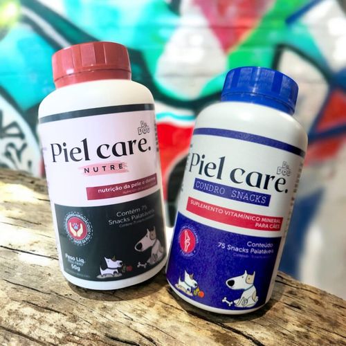 Kit Petisco para Cachorro PÊLO+ DERME +CondroSticks p/ Prevenção e Alívio Dores Articulares, Sticks Palatáveis Kit Petisco para Cachorro PÊLO+ DERME +CondroSticks p/ Prevenção e Alívio Dores Articulares, Sticks Palatáveis