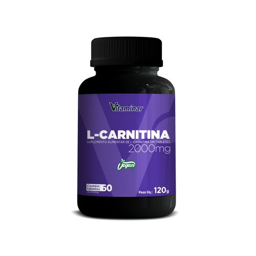 L carnitina 2000mg - Vitaminar 60 caps