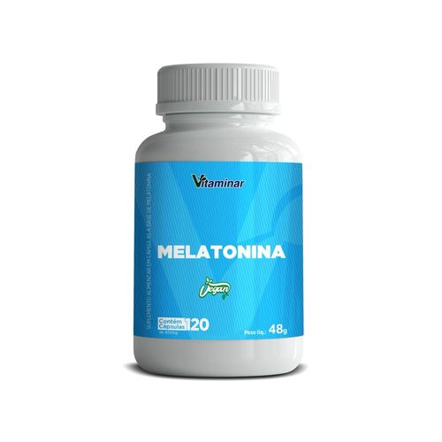 Melatonina Vegan 120Caps - Vitaminar Melatonina Vegan 120Caps - Vitaminar