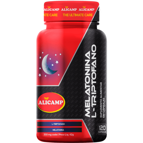 MELATONINA + L-TRIPTOFANO ALICAMP 120 caps MELATONINA + L-TRIPTOFANO ALICAMP 120 caps