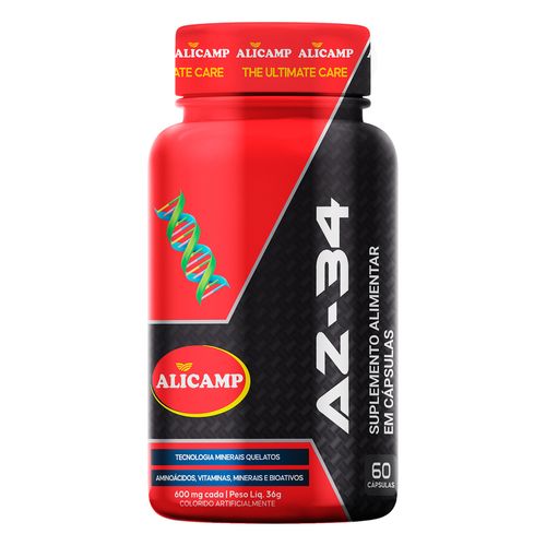 MULTIVITAMÍNICO ALICAMP AZ 34 60 CAPS MULTIVITAMÍNICO ALICAMP AZ 34 60 CAPS