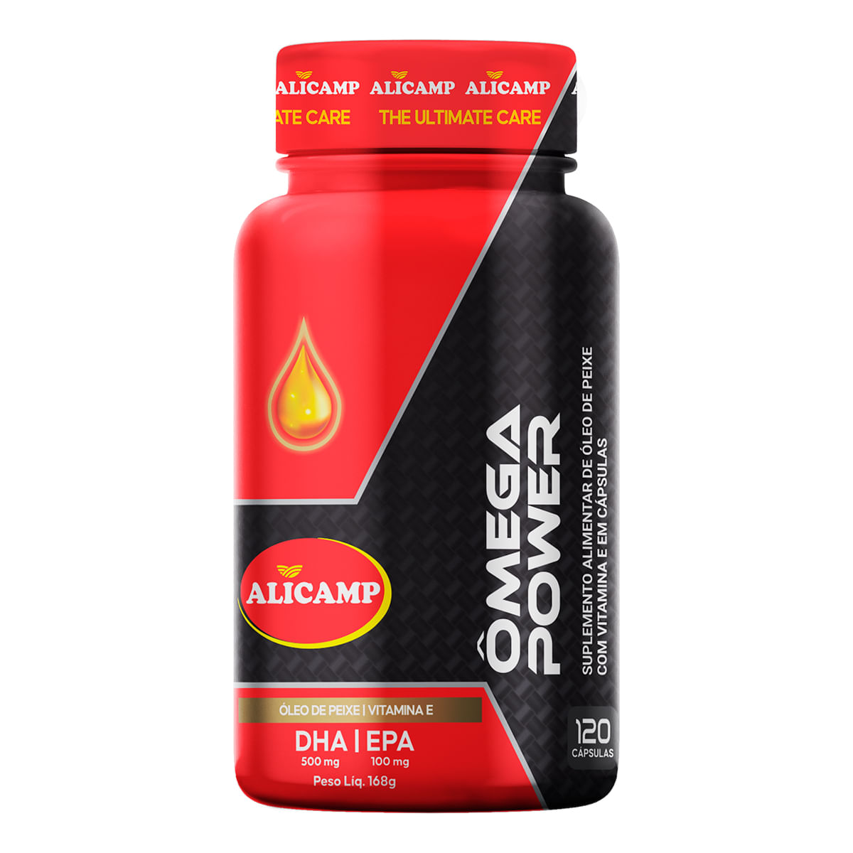 Ômega 3 Power 120 Cápsulas Alicamp