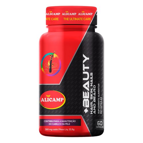 +BEAUTY HAIR, SKIN, BEARD AND NAILS ALICAMP 60 CAPS +BEAUTY HAIR, SKIN, BEARD AND NAILS ALICAMP 60 CAPS