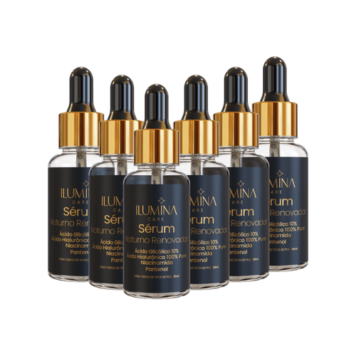 Kit 6 Sérum Noturno Ácido Glicólico Kit 6 Sérum Noturno Ácido Glicólico