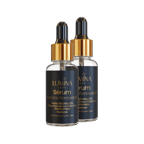 Kit 2 Sérum Noturno Ácido Glicólico Kit 2 Sérum Noturno Ácido Glicólico