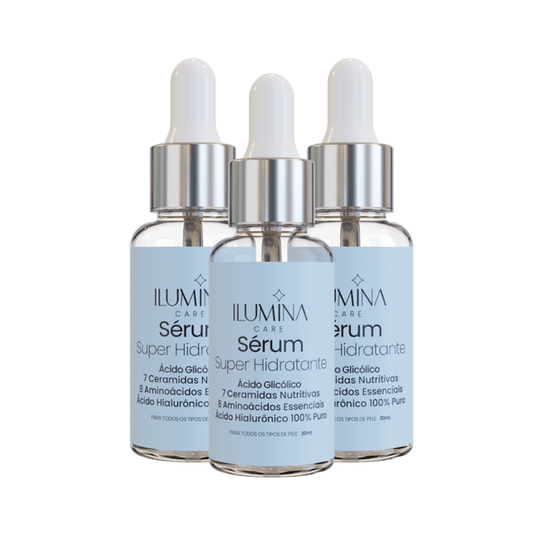 Kit 3 Sérum Hidratante Com Ceramidas