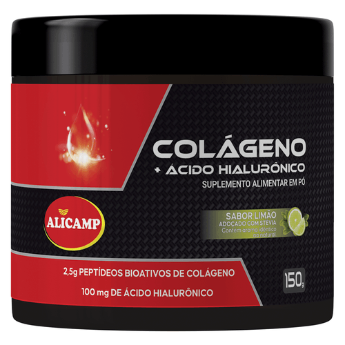 COLÁGENO VERISOL + ÁCIDO HIALURÔNICO 150G SABOR LIMÃO COLÁGENO VERISOL + ÁCIDO HIALURÔNICO 150G SABOR LIMÃO