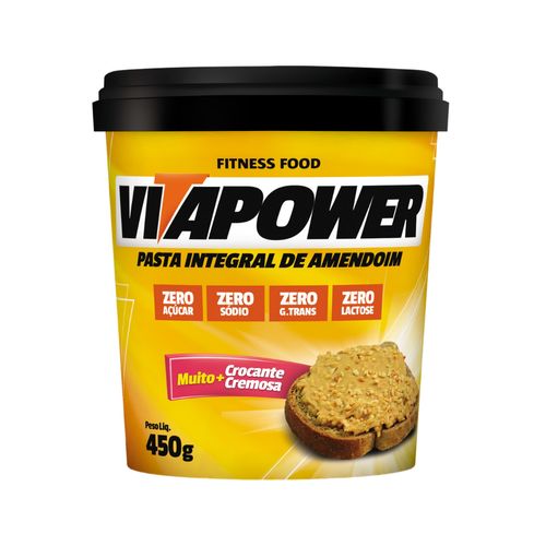 Pasta de Amendoim Vitapower Integral Crocante 450g Pasta de Amendoim Vitapower Integral Crocante 450g