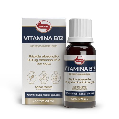 Vitamina B12 Vitafor 20ml Menta